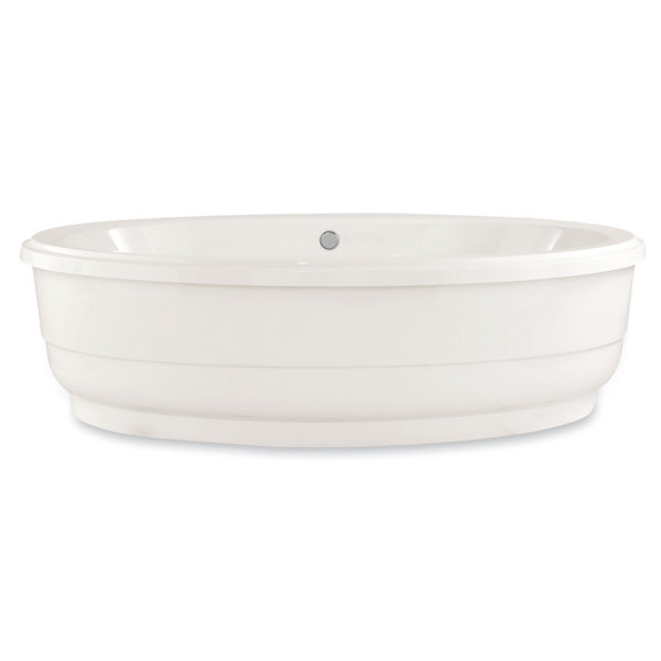 Hydro Systems Designer 72" x 44" Freestanding Air Acrylic Bathtub Wayfair